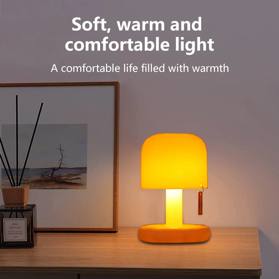 Rechargeable LED Mushroom Lamp